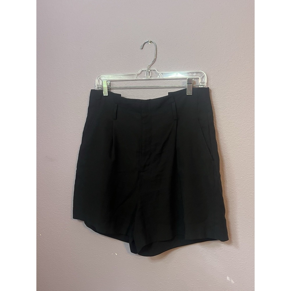A New Day Dressy Preppy Career Academia Black Shorts Size 8